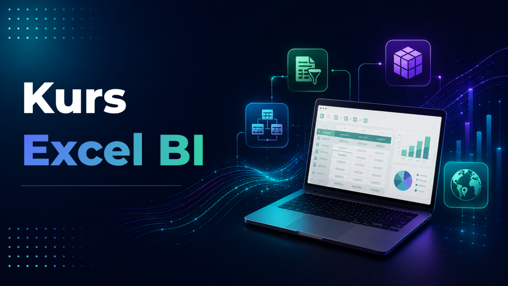 Kurs Microsoft Excel BI – szkolenie z Power Query, Power Pivot, Power Map oraz tworzenia modeli danych, analiz i interaktywnych raportów w Microsoft Excel.