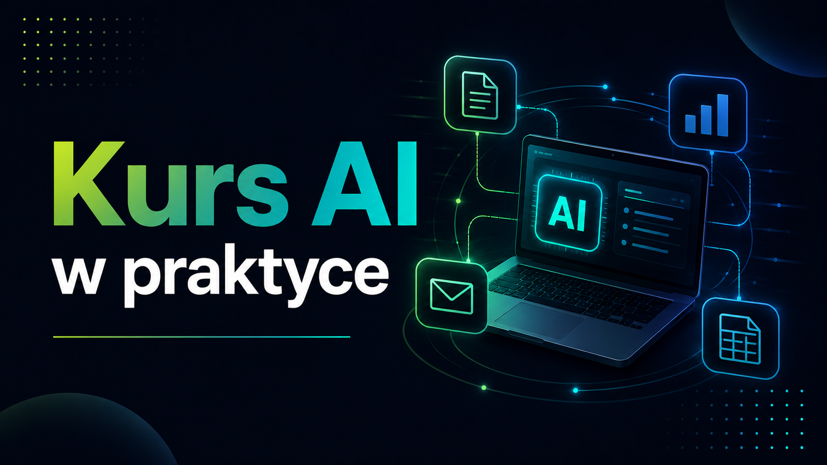 Kurs AI w praktyce – szkolenie ze sztucznej inteligencji uczące praktycznego wykorzystania narzędzi AI, takich jak ChatGPT w codziennej pracy.